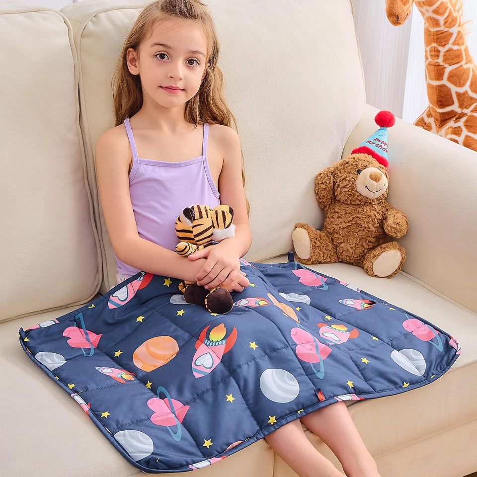 Yescool weighted lap pad compact 20x30 ideal for travel