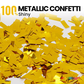 YESHOW confetti cannon fireproof material stops burning on contact for safer fun.