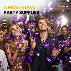 YESHOW Confetti Cannon Purple memories capture moments with friends.