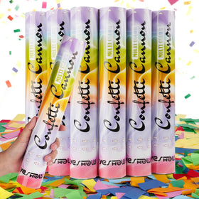 YESHOW confetti cannon multicolor burst for vibrant celebrations and photo-ready moments
