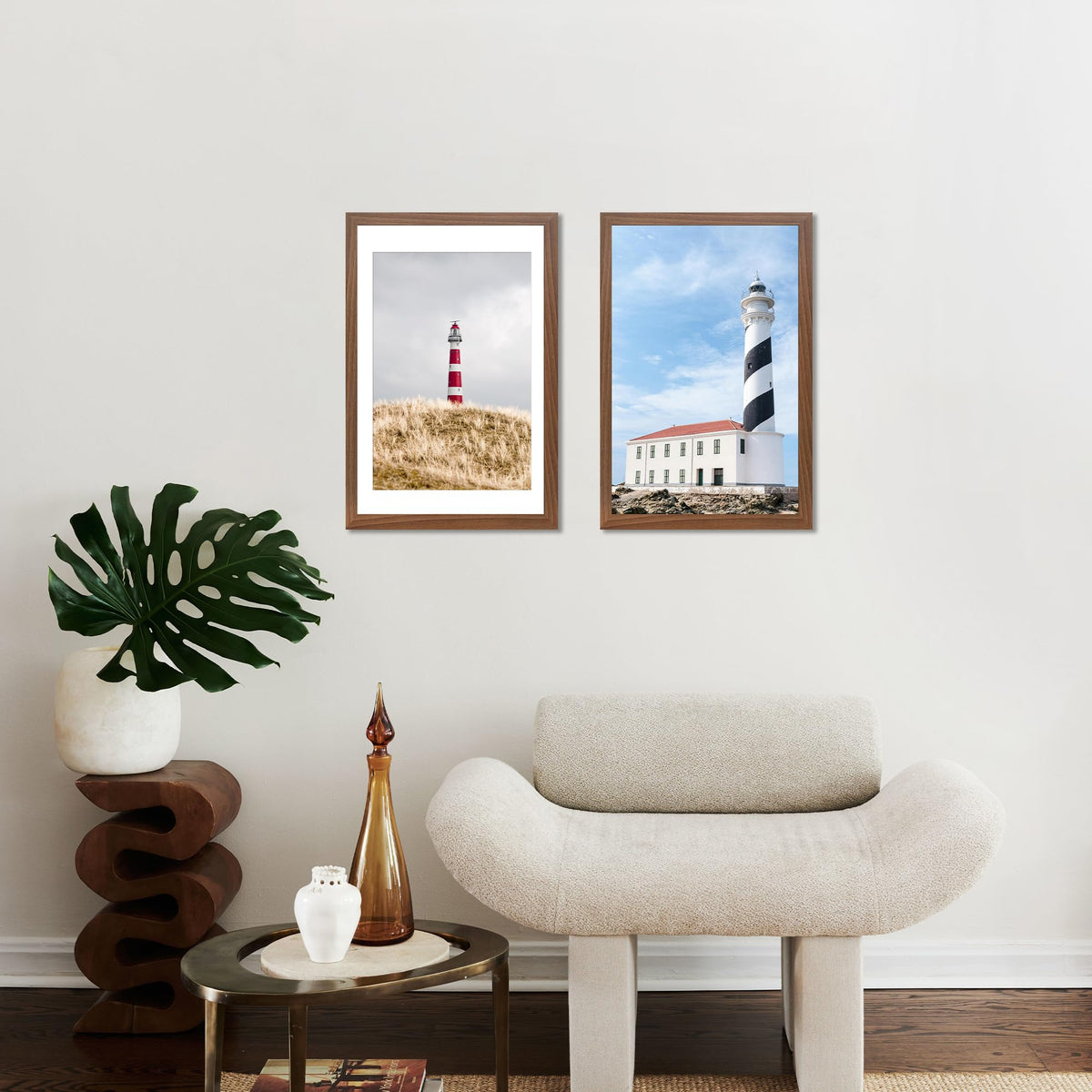 YesKAY brown 16x24 frame without mat for large posters.