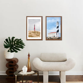 YesKAY brown 16x24 frame without mat for large posters.