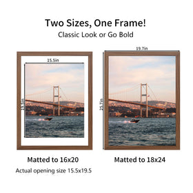YESKAY 18x24 frame without mat fits 16x20 prints for a clean look