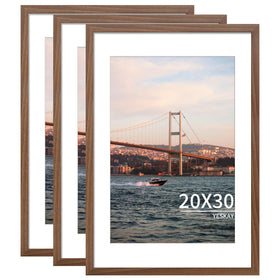 YESKAY 20x30 frame set of 3 in sturdy MDF wood for durability.