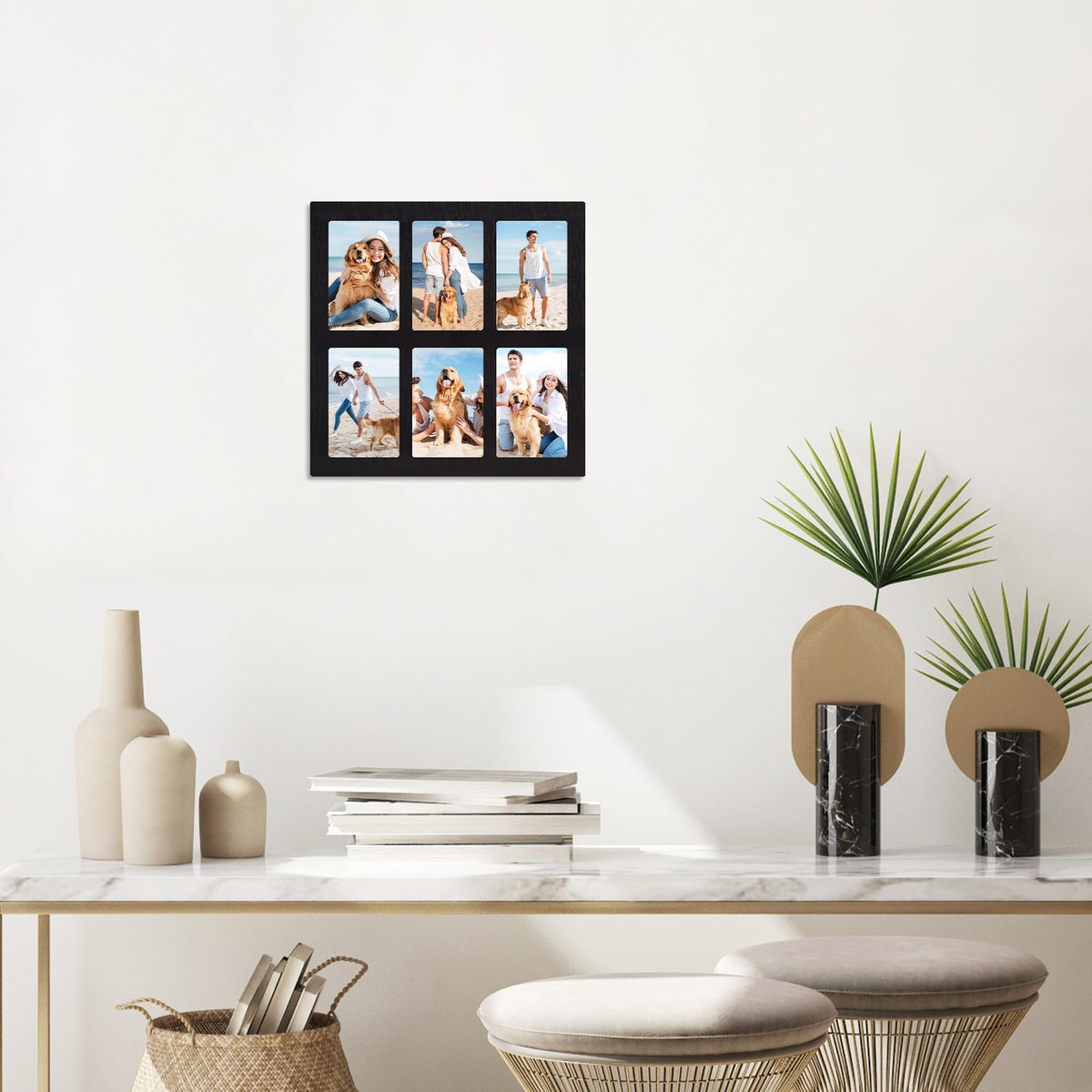 YESKAY 4x6 frame tempered glass protection guards photos against dust and moisture.