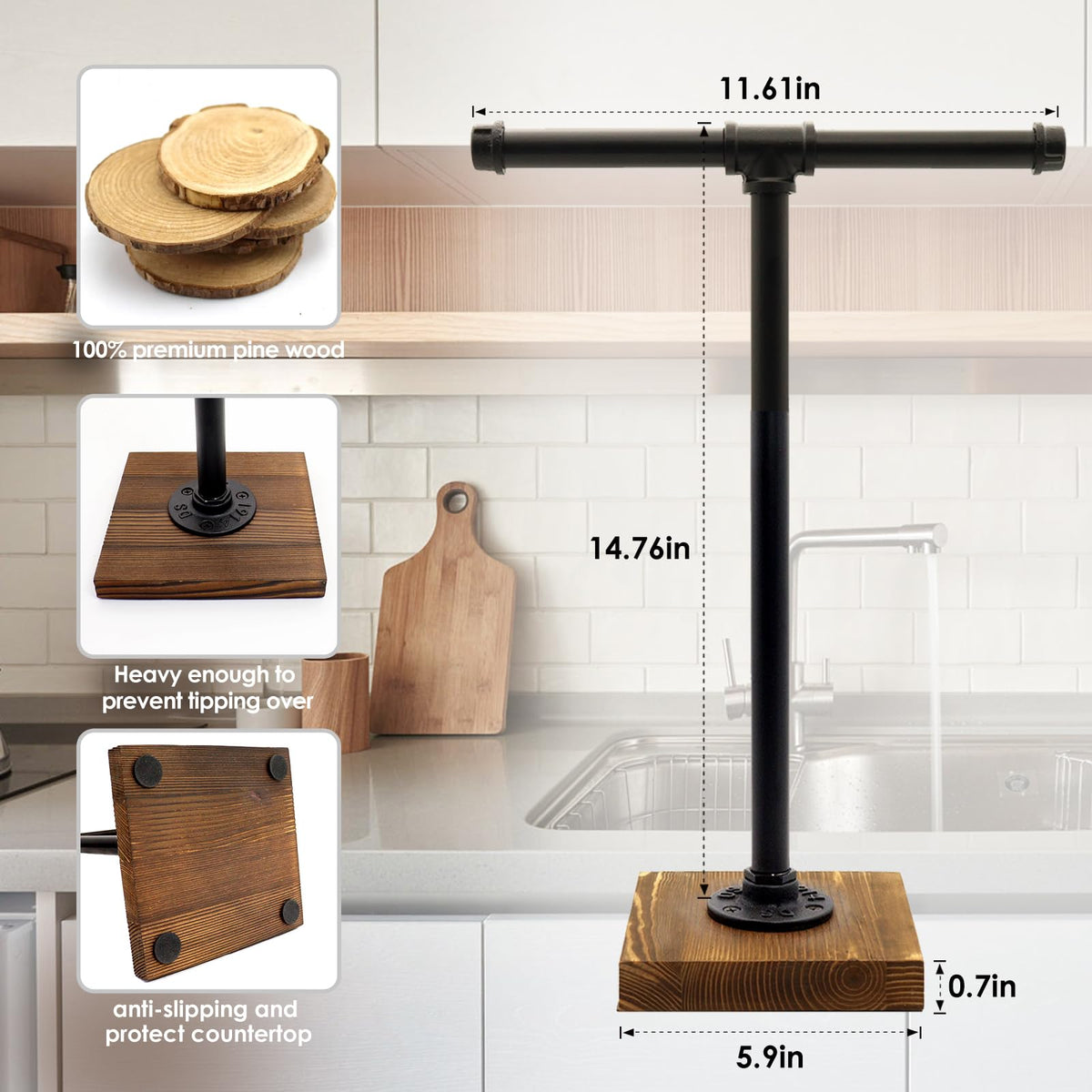 YESSAP towel stand ships safely with foam packaging for damage-free delivery.