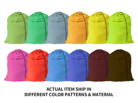 YETHAN travel laundry bag 12-pack in mixed colors for organized trips.