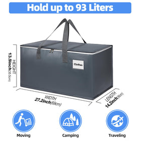 YEUEYS moving bag with wide handles for easy carrying during moves.