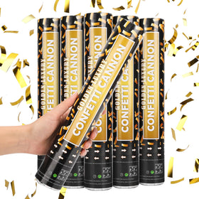 Yeunmu confetti cannon delivers a dazzling gold burst for celebrations.