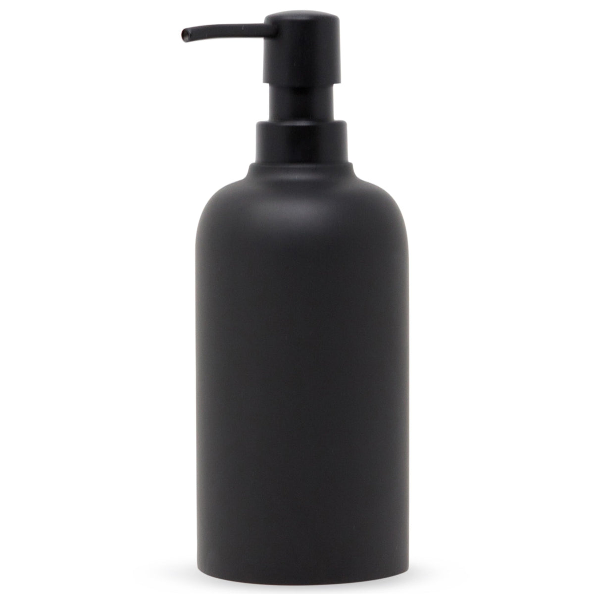YEW DESIGN matte black dispenser full view for dish soap on sink