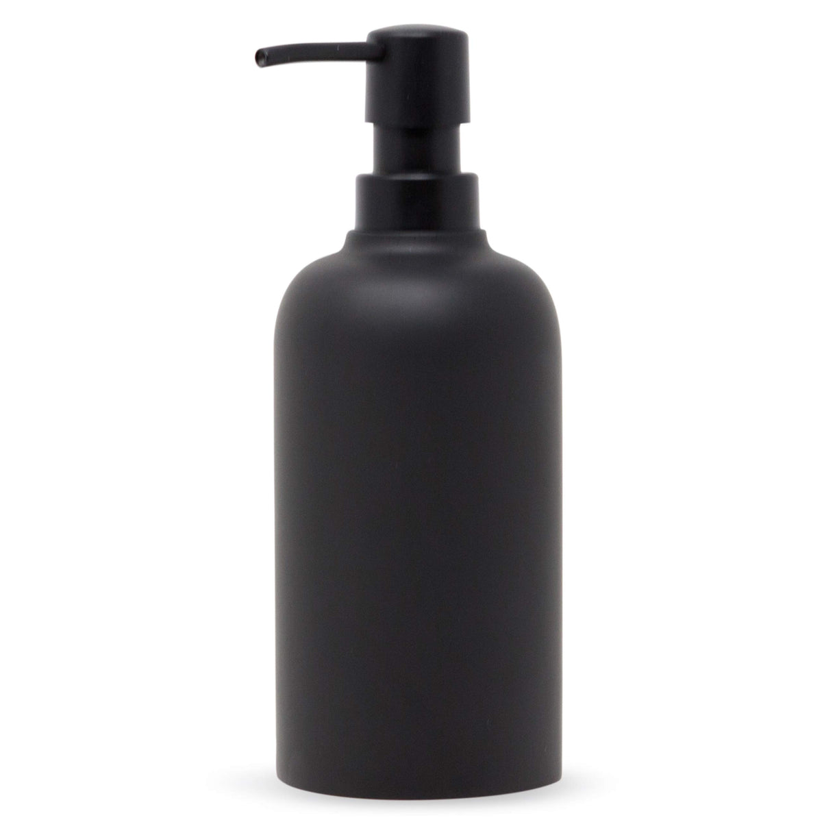 YEW DESIGN dispenser used for hand soap in a contemporary bathroom