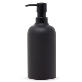 YEW DESIGN dispenser used for hand soap in a contemporary bathroom