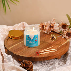 Yexiya candle label with nursing elements makes a meaningful gift