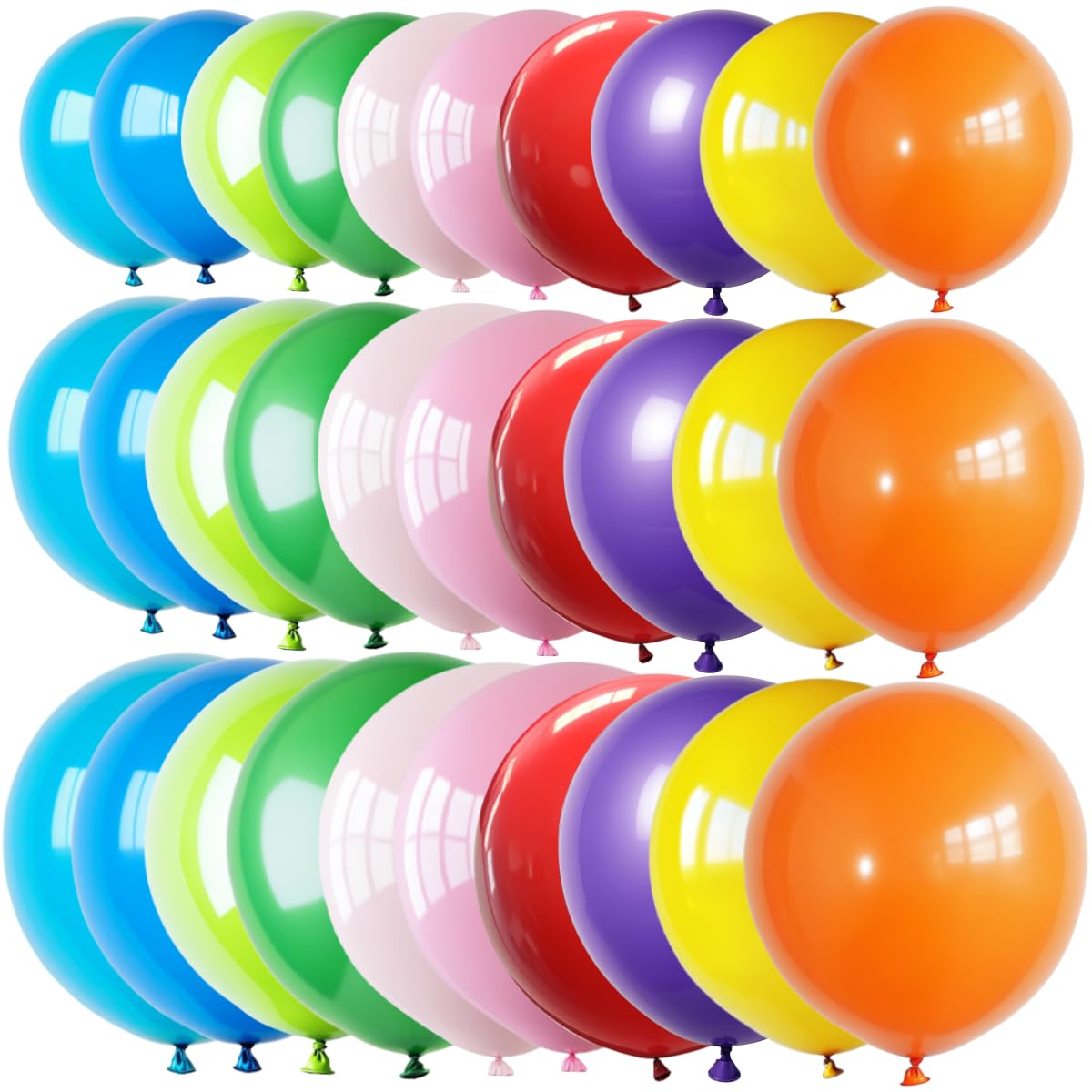 YFLIUBAI giant balloons 18inch close-up showing durable latex for lasting party displays.