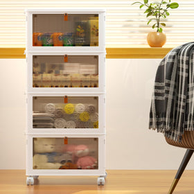 YFXCVSL four-wheeled storage containers roll smoothly with stability locks
