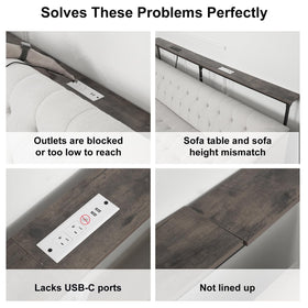 YGEOMER eight-height settings offer flexible positioning to suit seating