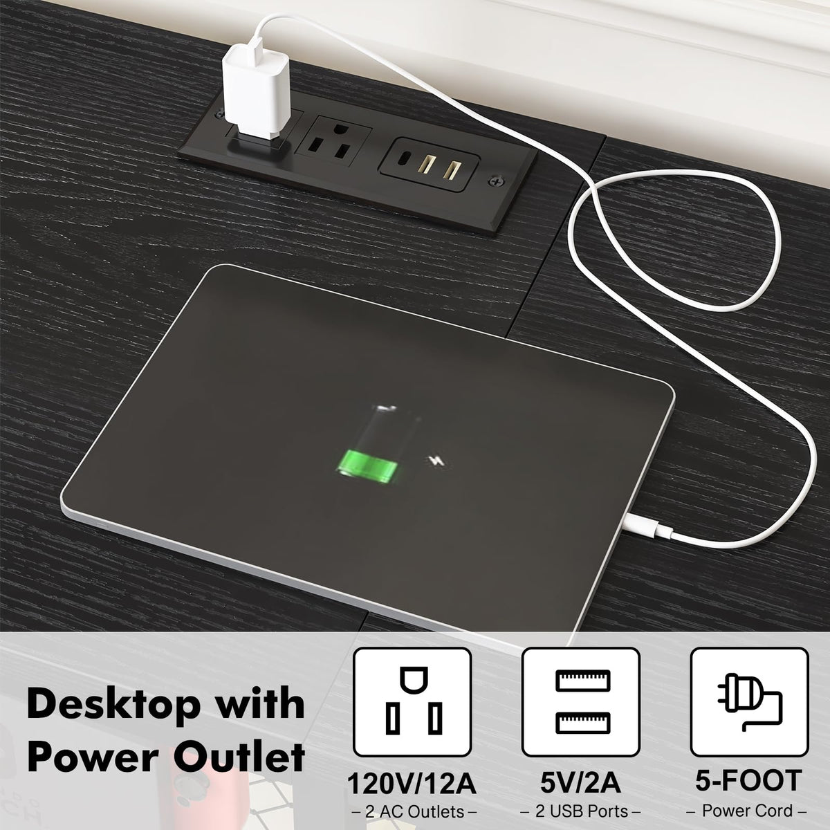 YGEOMER charging station keeps devices powered within reach