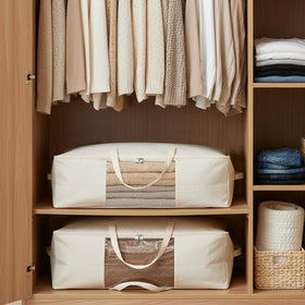 YGEOMER fold-flat dorm storage design for compact stowage