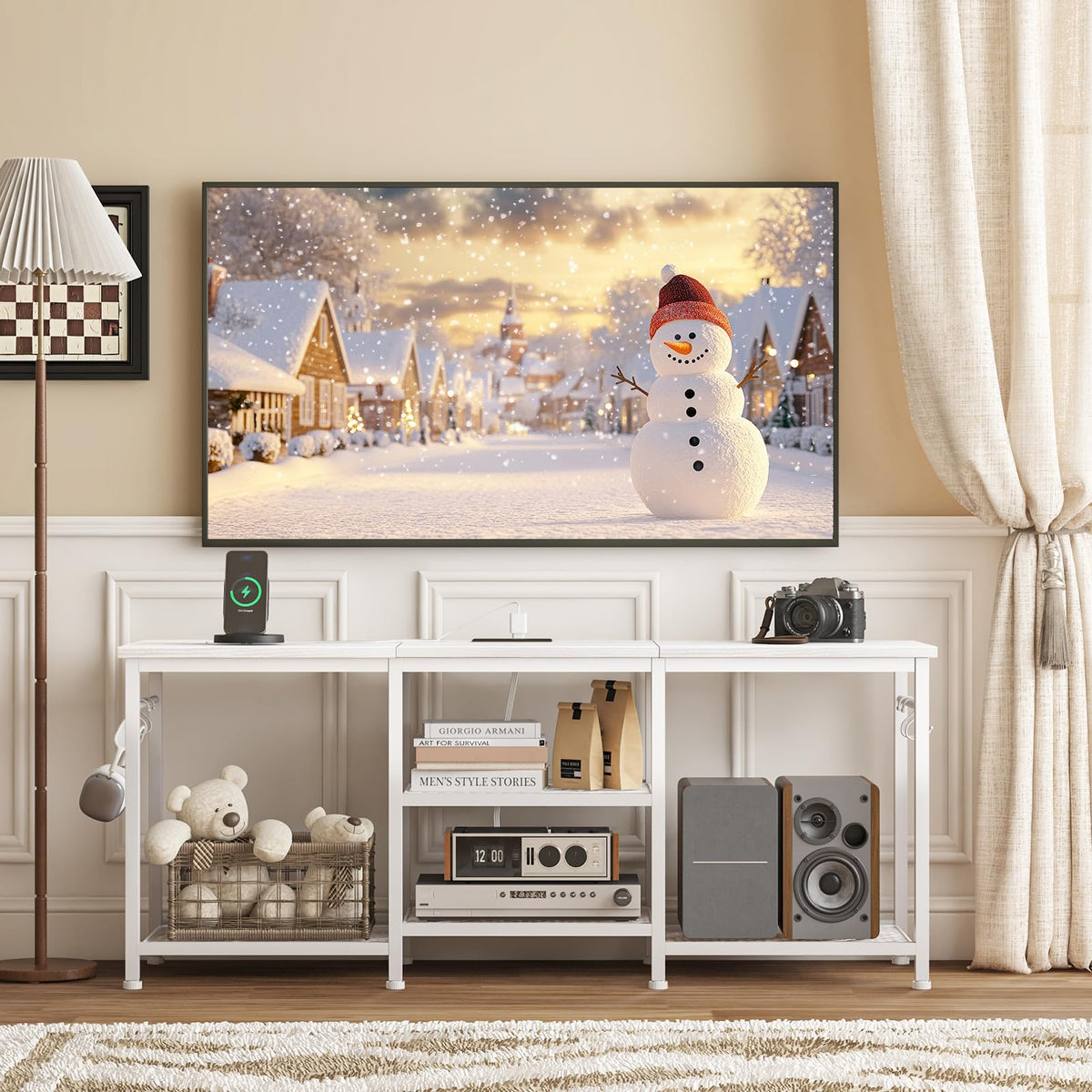 YGEOMER space-saving design highlights modern living room appeal