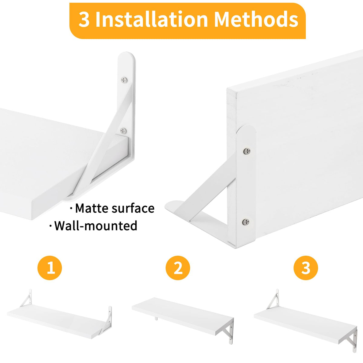 YGEOMER triangular bracket mount showing modern hardware details.
