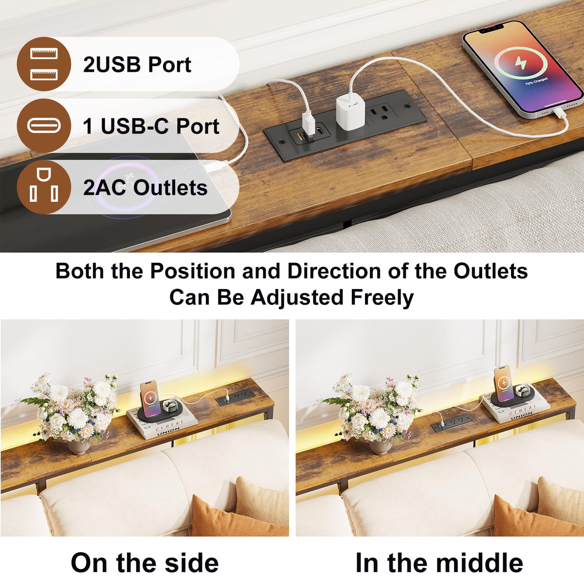 YGEOMER RGB LED strip adds subtle ambience for movie nights