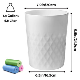YGJT compact space-saving trash bin helps declutter small living areas.