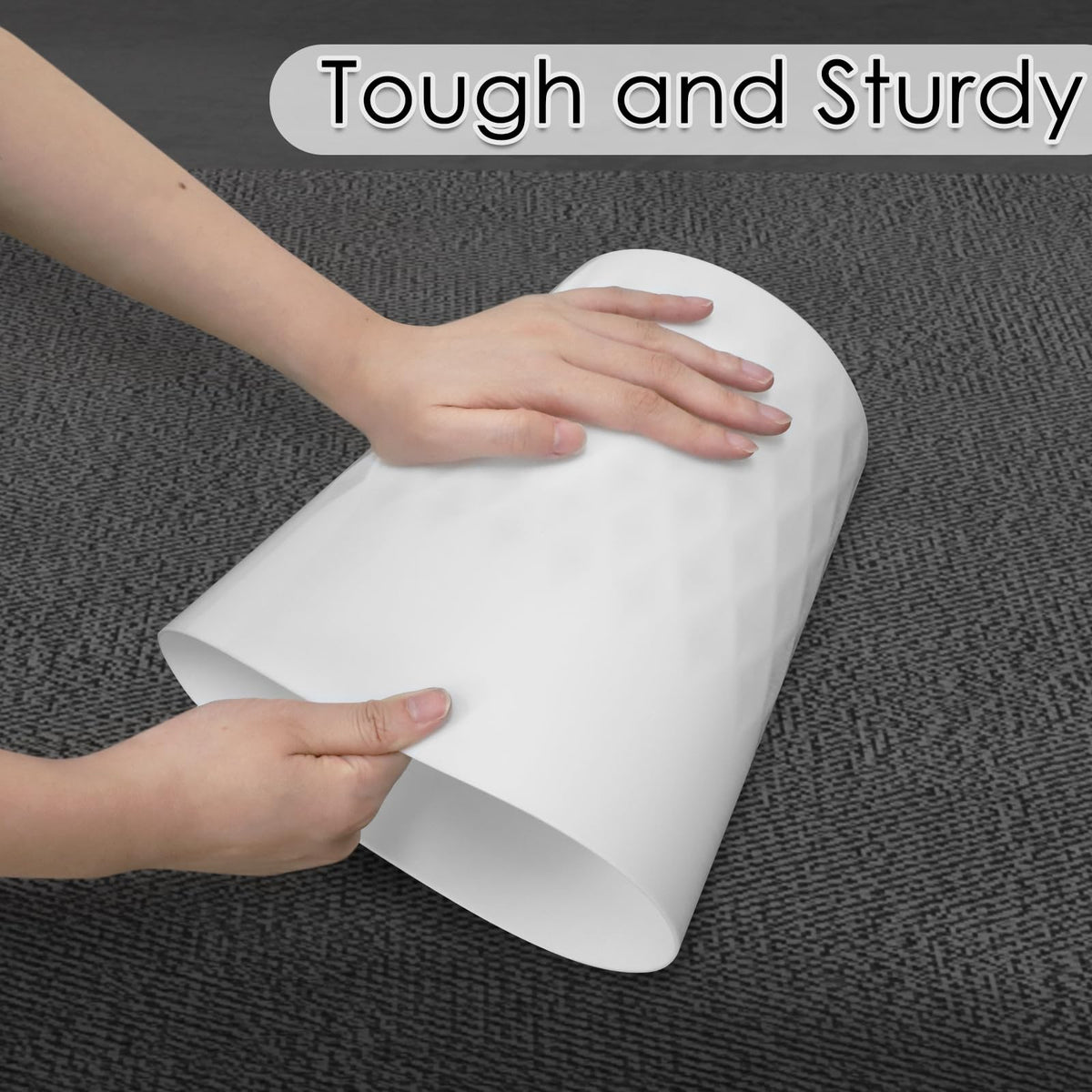 YGJT easy-clean trash bin, quick wipe-down maintains a pristine look.