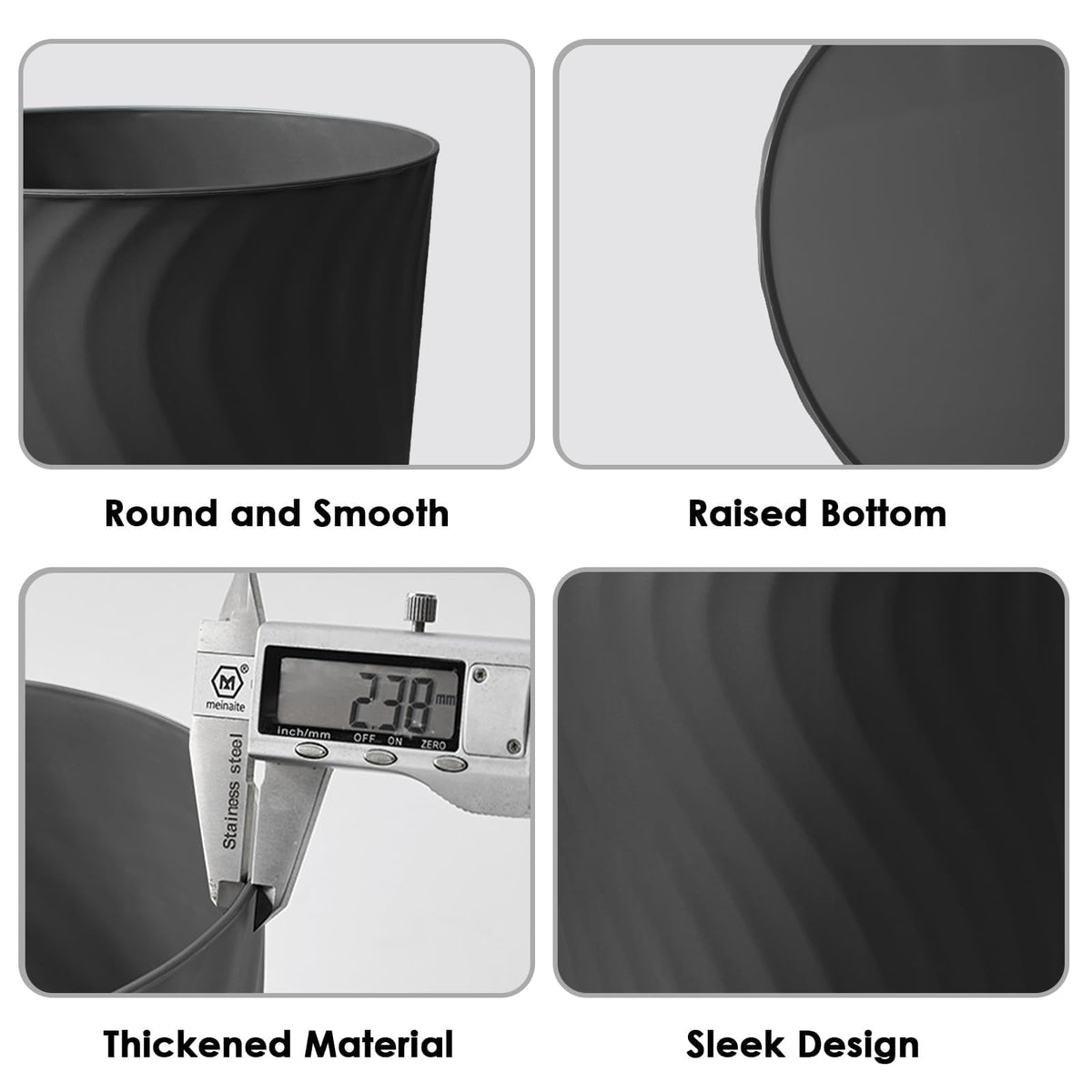 YGJT versatile trash bin for kitchen or dorm with easy maintenance.