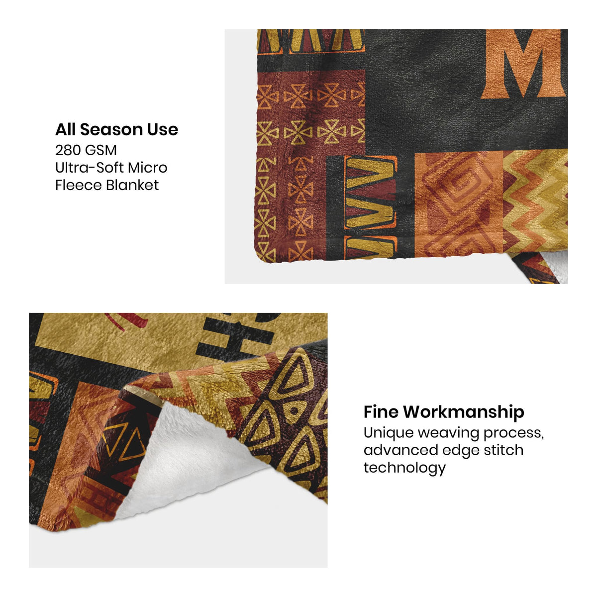 YHIKOUY multi-use blanket for couch, bed, and travel