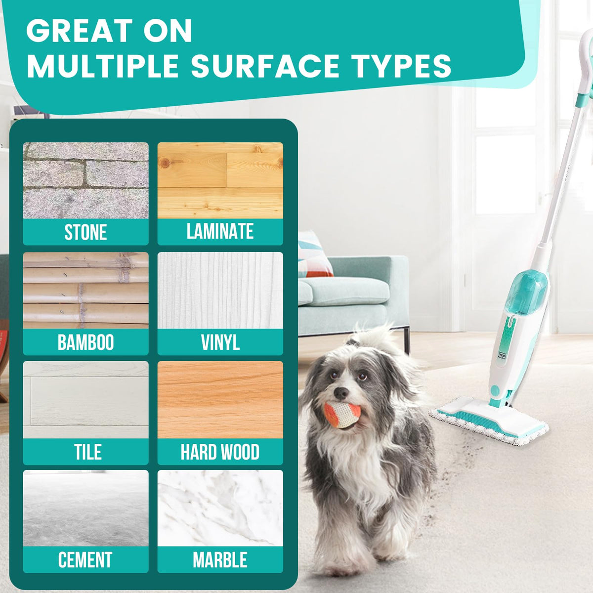 YHOVID 14-pack pad set presented as an eco-friendly cleaning solution.