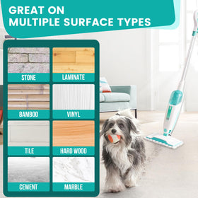 YHOVID 14-pack pad set presented as an eco-friendly cleaning solution.