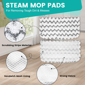 YHOVID pad with inner mesh layer highlighting steam release capability.