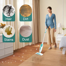 YHOVID pad designed to be safe on hardwood and other floor types.