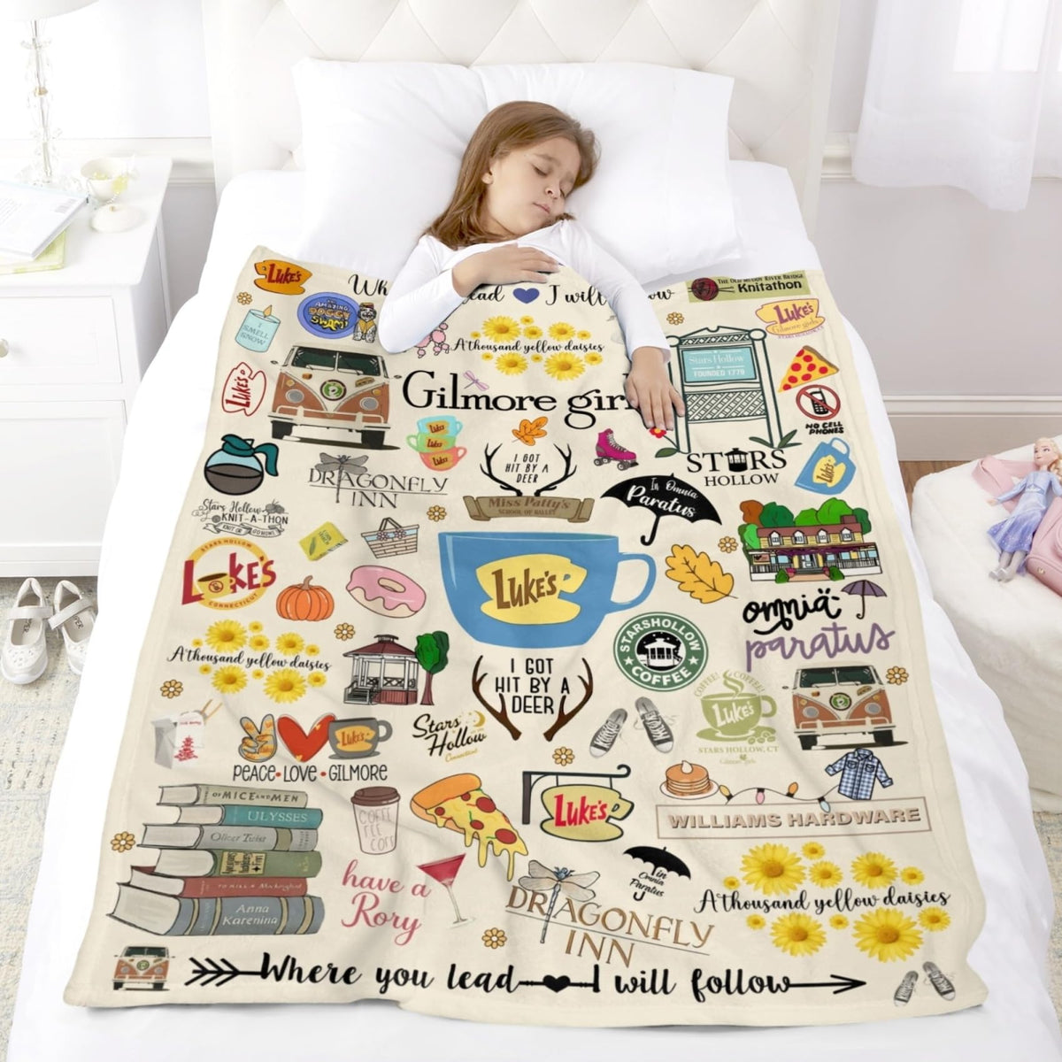 YiCoogius flannel fleece throw bed layering for extra warmth and comfort.