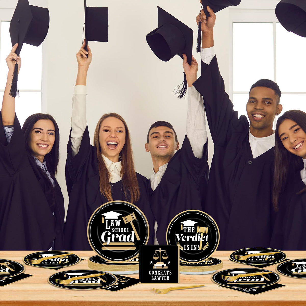 Yiaoyinnz Class of 2026 setup; creates a polished dessert and canapé display.