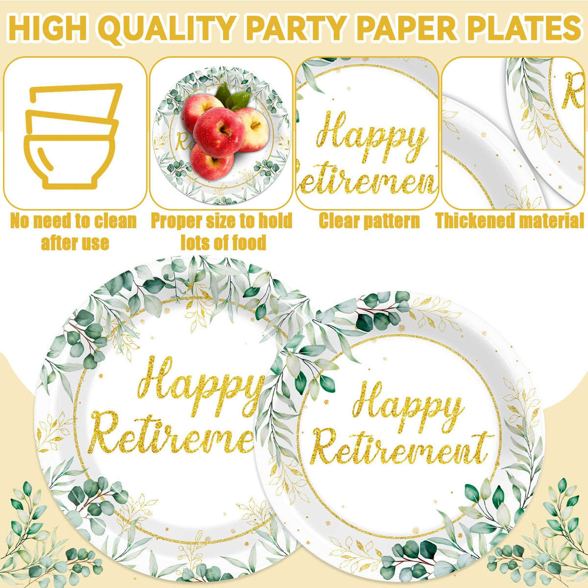 Yiaoyinnz happy retirement napkins highlight celebration while handling spills