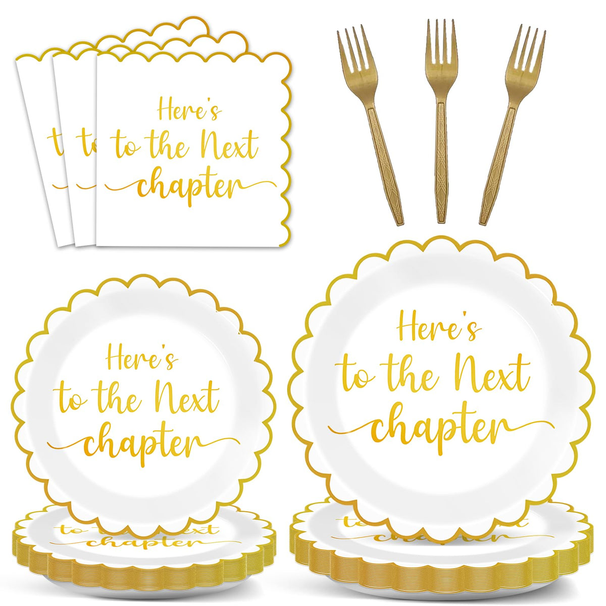 Yiaoyinnz next chapter 9-inch plates with scalloped edges for an elegant look