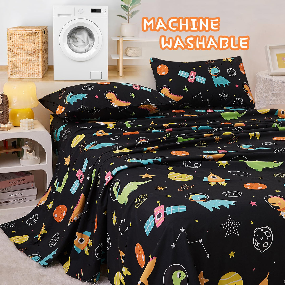 Yibeizi microfiber fabric feels soft and breathable for year-round comfort.