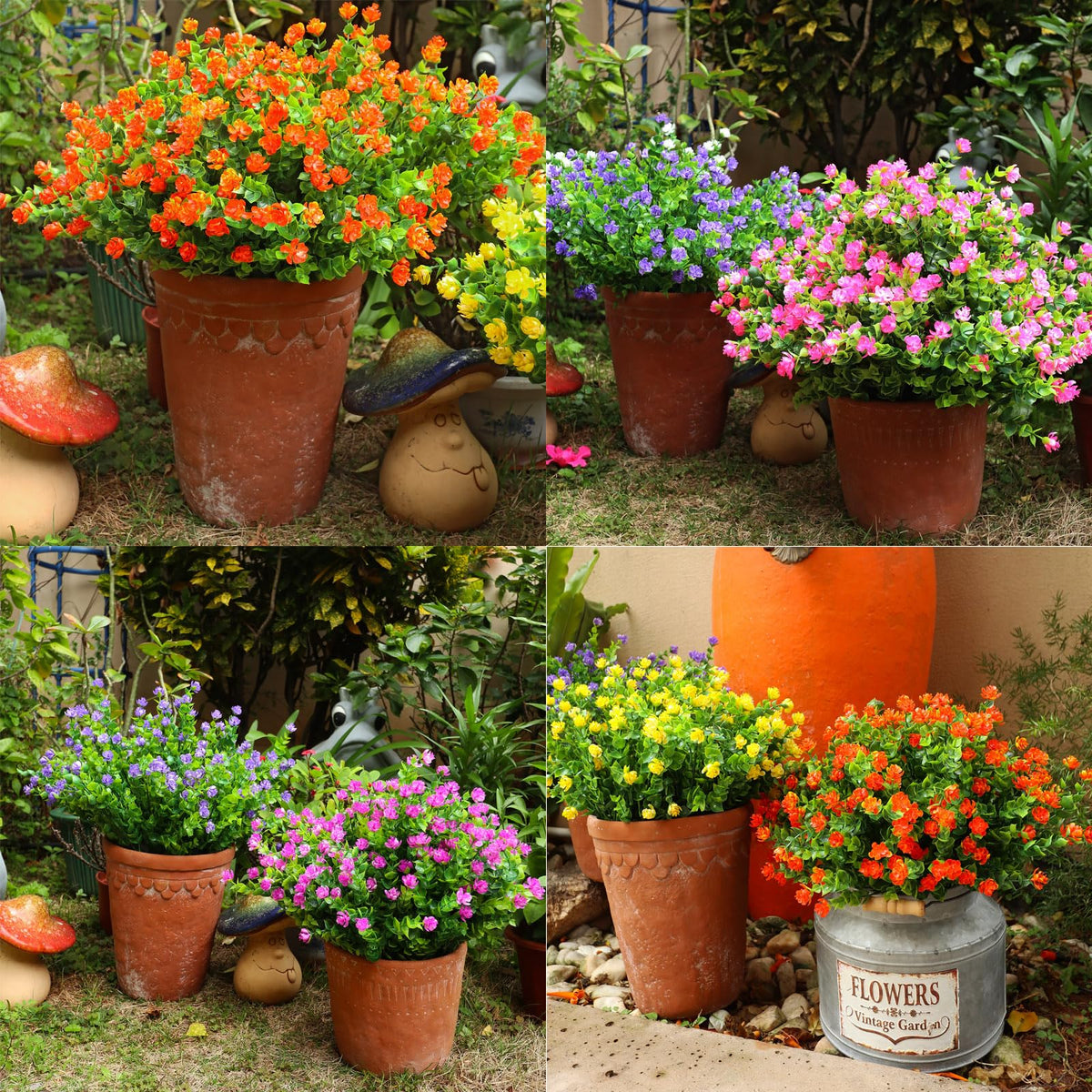 YIBUKIY hanging basket setup with lush foliage