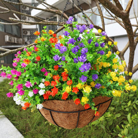 YIBUKIY patio setup with no fade petals