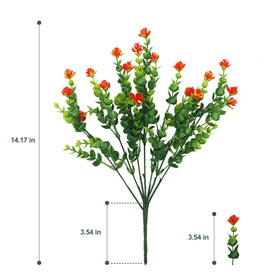 YIBUKIY windowsill arrangement with UV resistant greenery