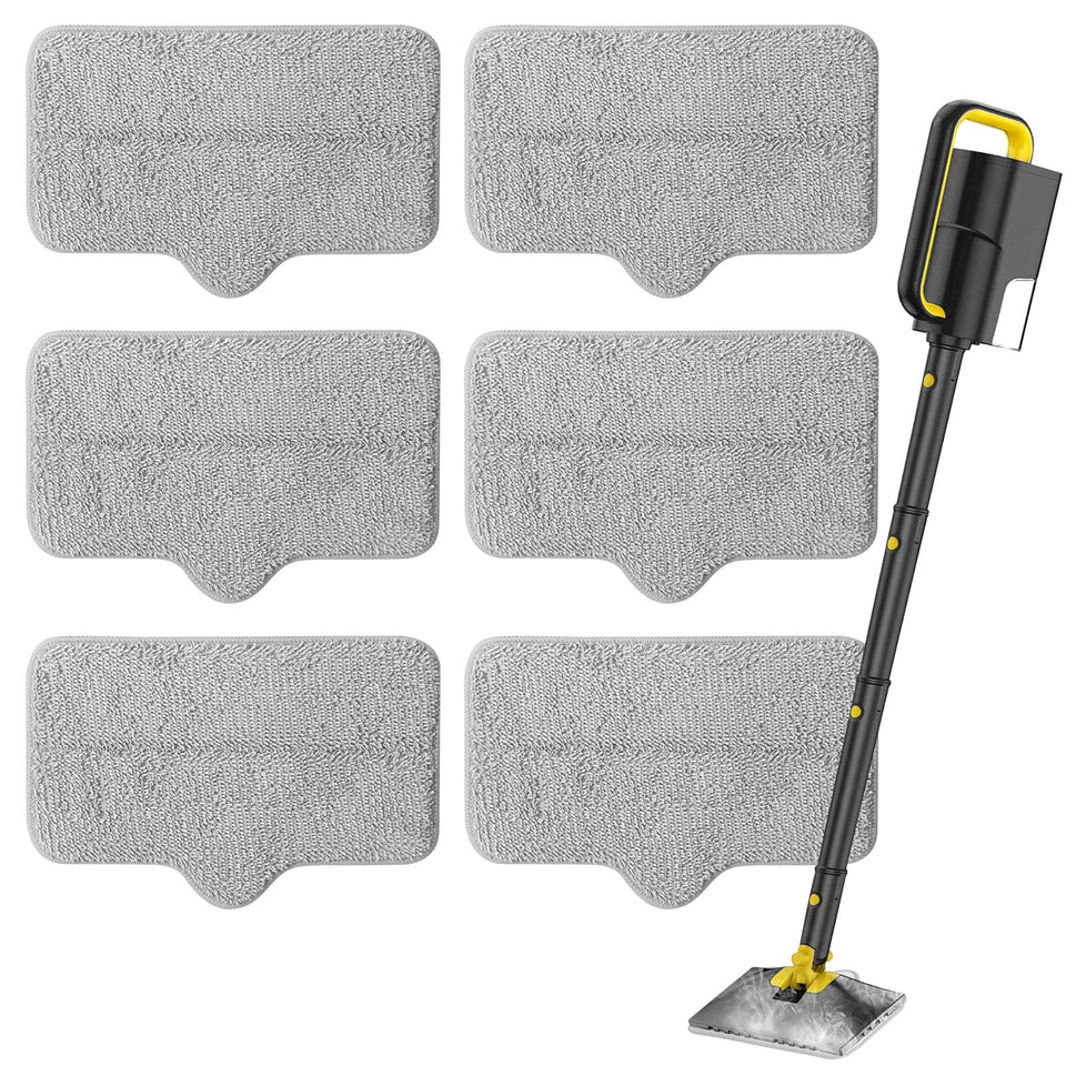 Yicotira steam mop pads demonstrate ScrubWiz compatibility for effective cleaning.