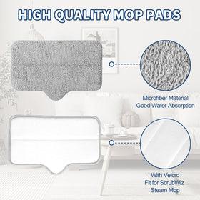 Yicotira washable reusable mop pad ready for machine washing after cleaning sessions.
