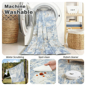 Yidanamy soft low-pile rug with 0.25 inch height for bedrooms and nurseries.