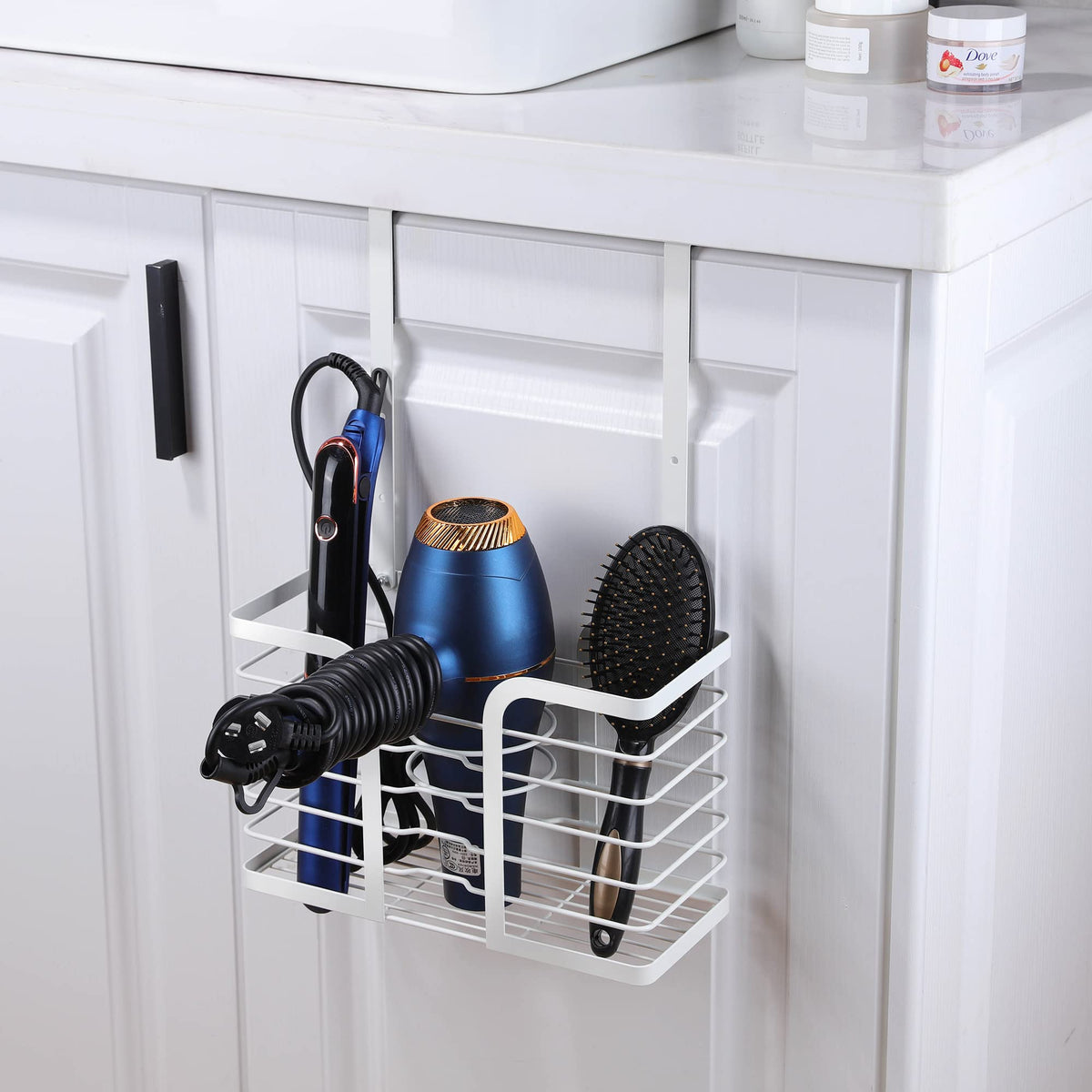 YIGII sturdy stainless steel bracket supports hot styling tools securely