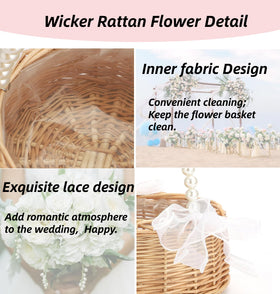 Yiheini pearl-handle bow detail adds romantic charm to the ceremony