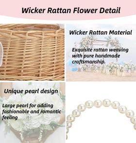 Yiheini wedding decor basket doubles as a card or candy holder