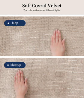 YIHOUSE beige bath rug care image indicating machine washable cold wash