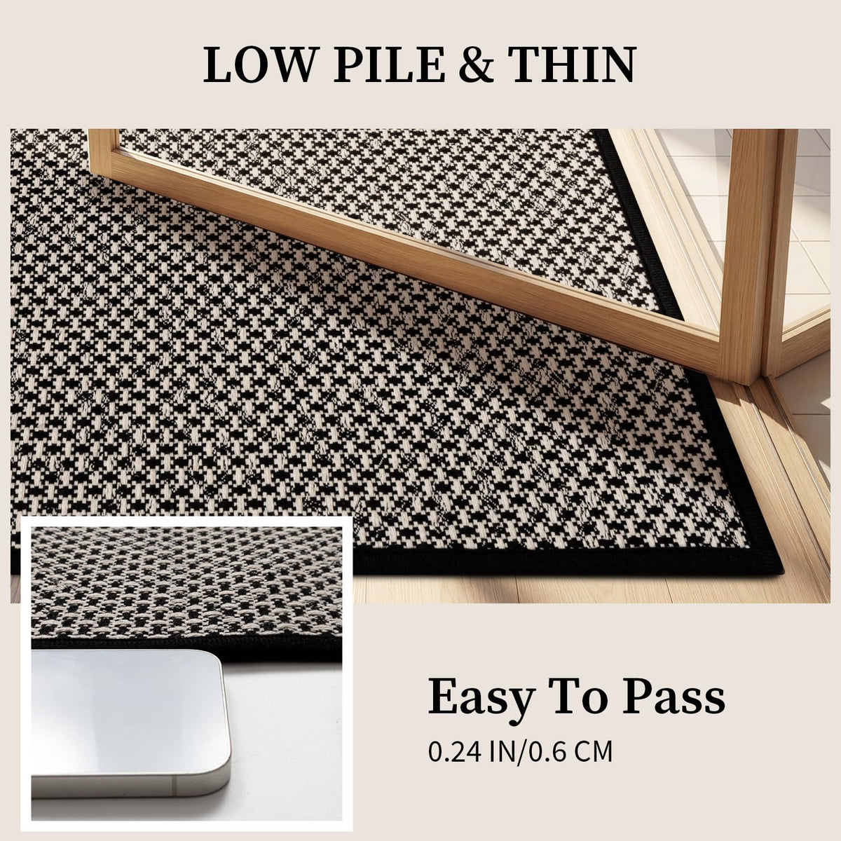 YIHOUSE easy-clean surface resists dust and pet hair for low maintenance.