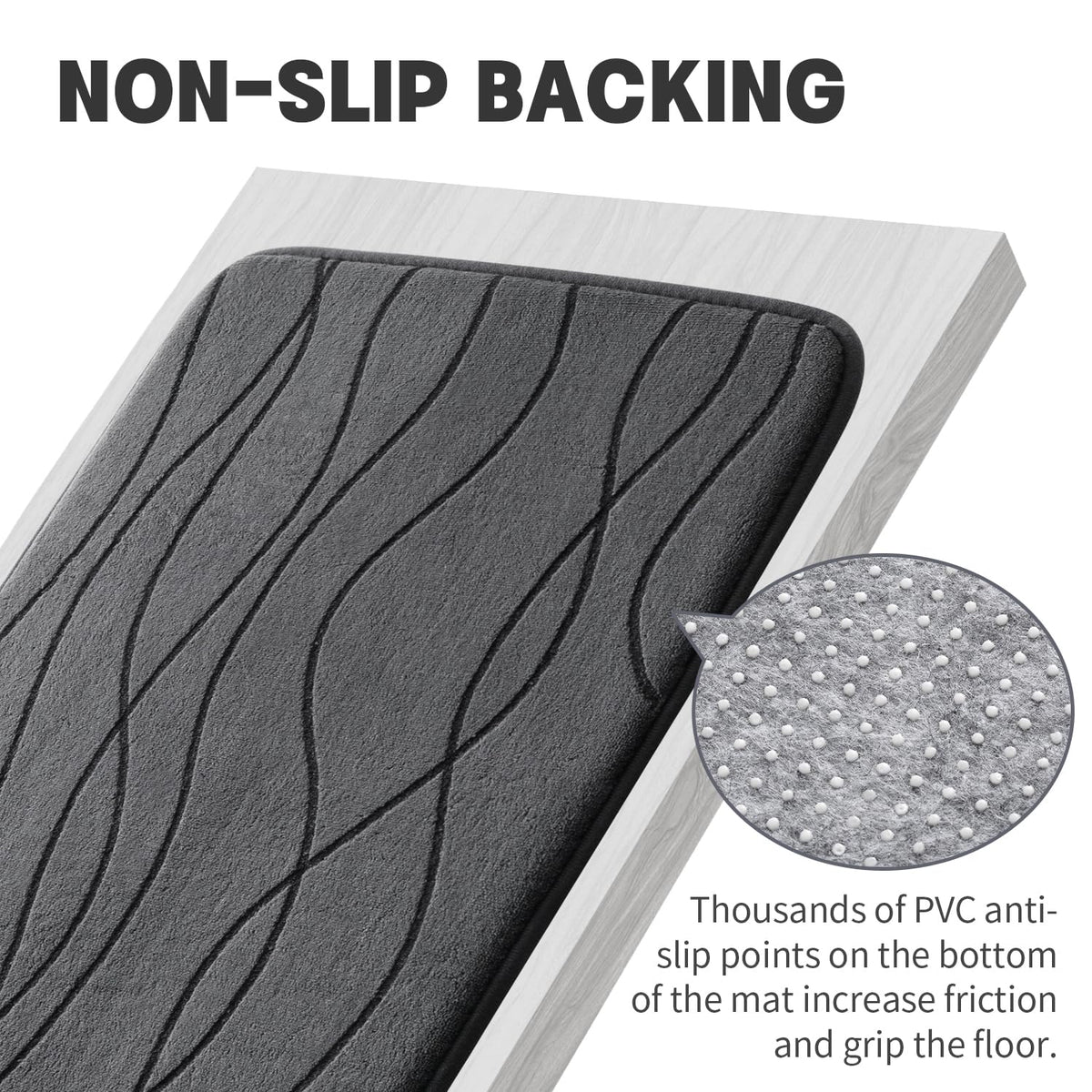 YIHOUSE machine-washable bathroom rugs stay bright after cold-water cycles.